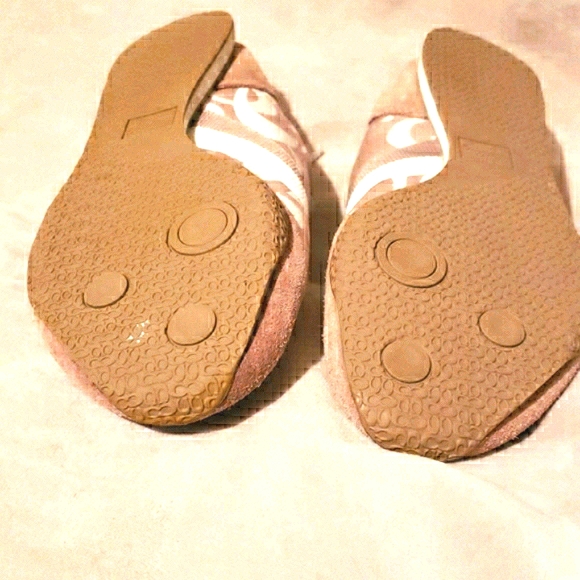 COACH KINSLEY BEIGE/WHITE LOW TOP SZ 6M - Picture 5 of 8